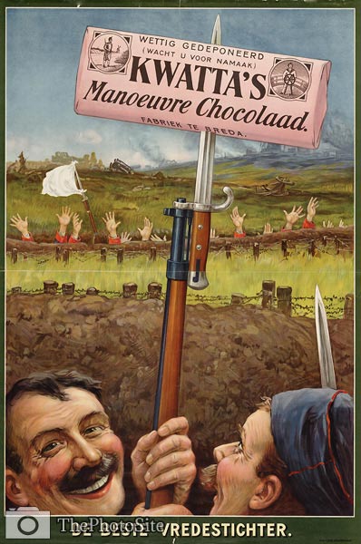 Kwatta's Manoeuvre chocolaad Dutch chocolate poster - Click Image to Close
