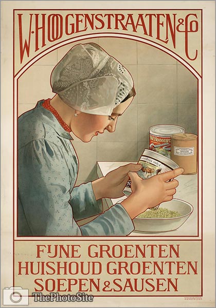 Fine vegetables, Soups and Sauces Dutch Poster - Click Image to Close