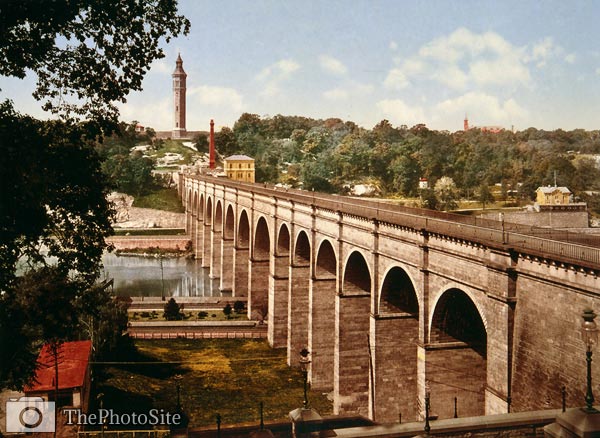 High Bridge, New York City 1900 - Click Image to Close