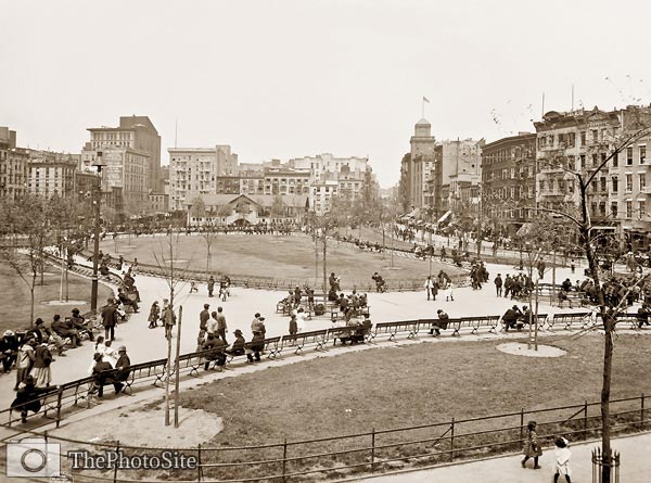 Mulberry Bend, New York Columbus Park 1905 - Click Image to Close