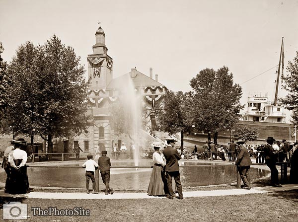 South Canal Park, Sault Sainte Marie, Michigan 1905 - Click Image to Close