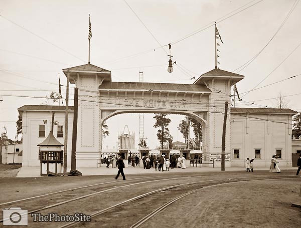 White City, Cleveland, Ohio Amusement Park 1900's - Click Image to Close