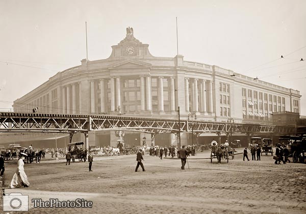 South Railroad Station, Boston, Massachusetts 1905 - Click Image to Close