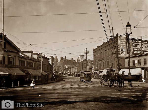 Newburgh, New York Water Street 19th century - Click Image to Close