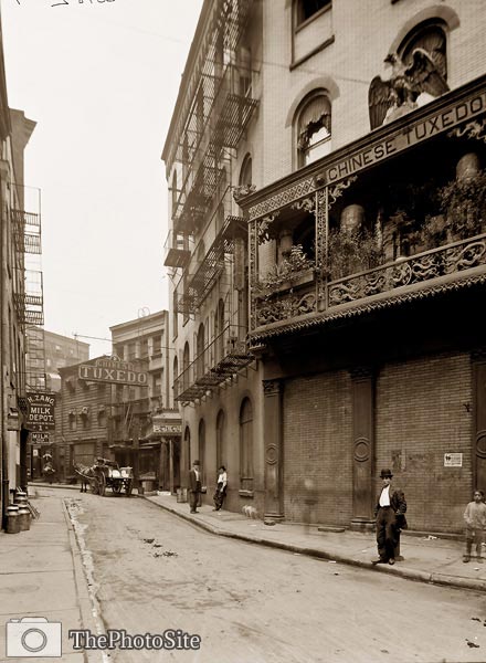 Doyers Street New York 1900's - Click Image to Close