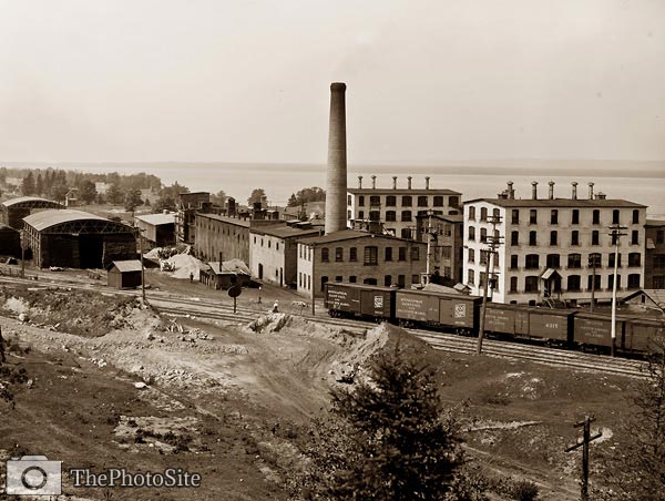 Algonquin Tannery, Sault Sainte Marie leather industry 1908 - Click Image to Close