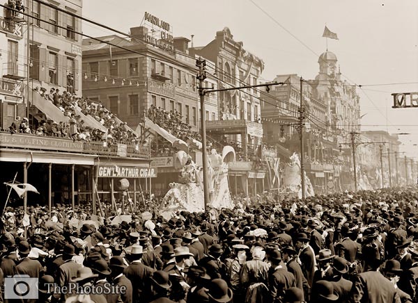 New Orleans, Louisiana Mardi Gras Day, the Red Pageant - Click Image to Close