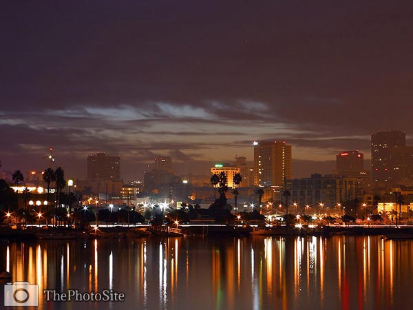 San Diego Bay night skyline - Click Image to Close