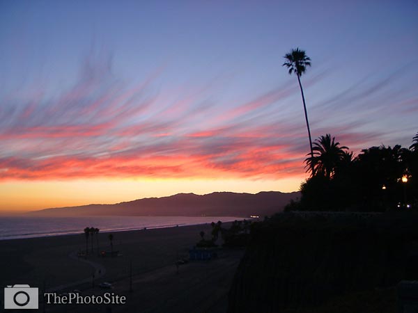Santa Monica Sunset - Click Image to Close