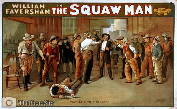 William Faversham in The squaw man Poster 1905 - Click Image to Close