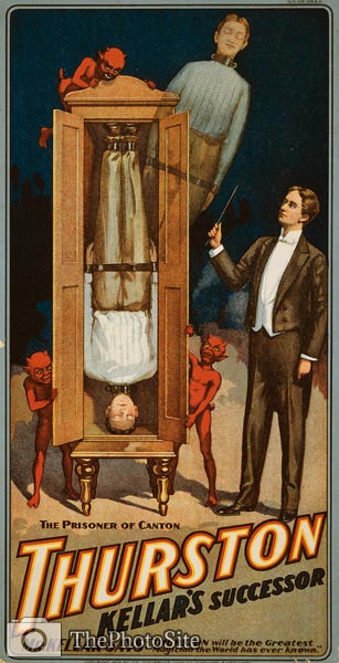 Howard Thurston - Harry Kellar's successor Magic Poster - Click Image to Close