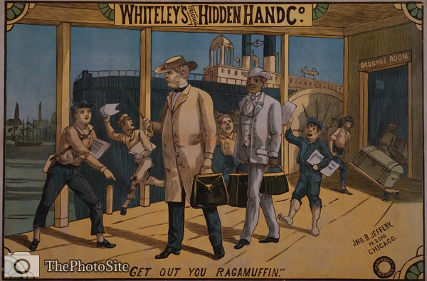 Whiteley's Original Hidden Hand Co. Poster - Click Image to Close