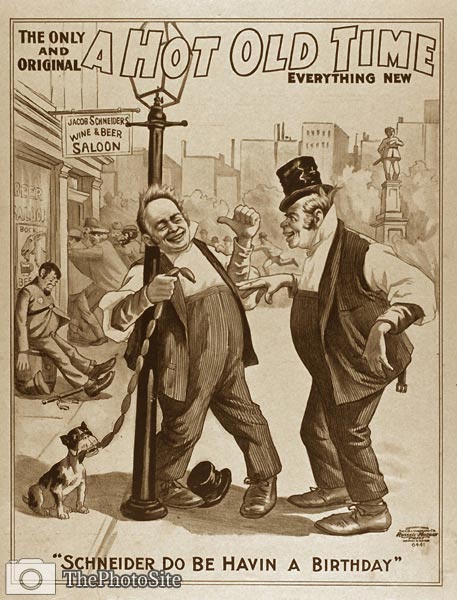 A hot old time Theatre Comedy Poster - Click Image to Close