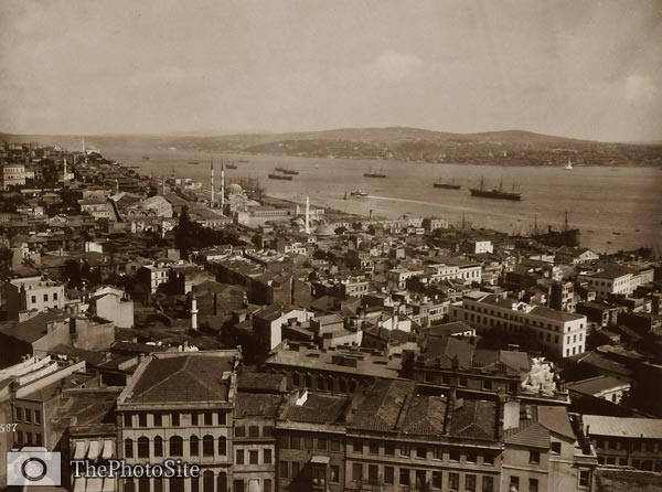 Tophane and Uskudar Constantinople Turkey 1880s - Click Image to Close