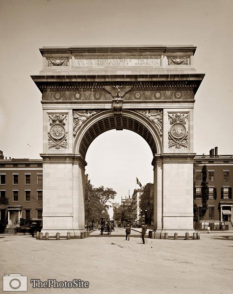 George Washington Memorial Arch New York City - Click Image to Close