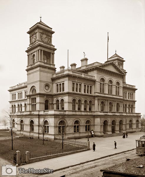Custom House and Post Office, Memphis Tennessee 1906 - Click Image to Close