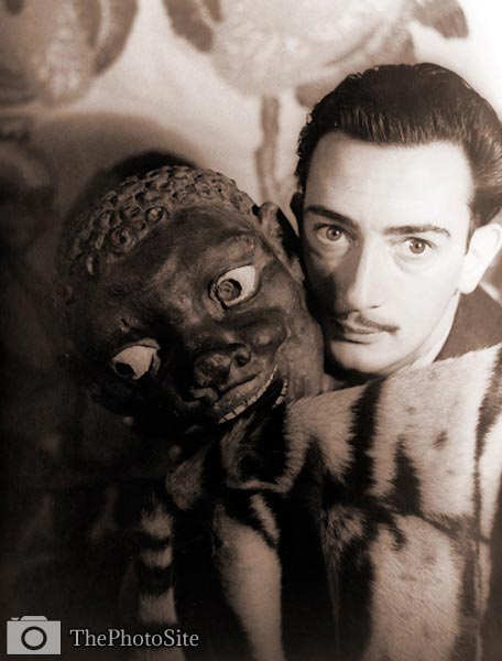 Portrait of Salvador Dali, Paris - Click Image to Close