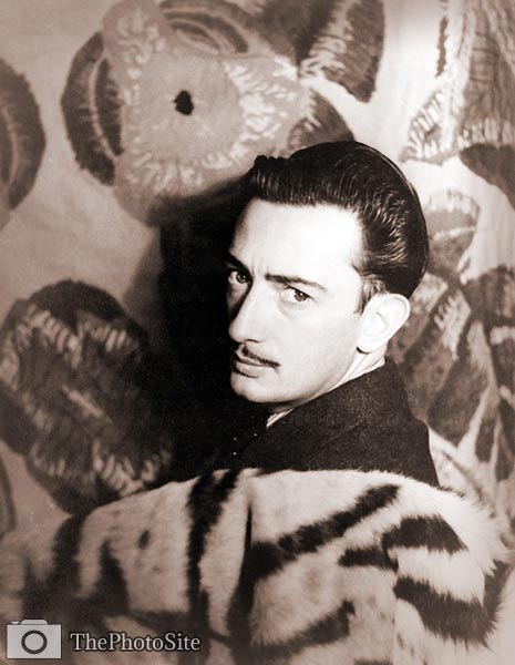 Portrait of Salvador Dali, Paris - Click Image to Close