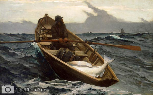 The Fog Warning, 1885 Winslow Homer - Click Image to Close