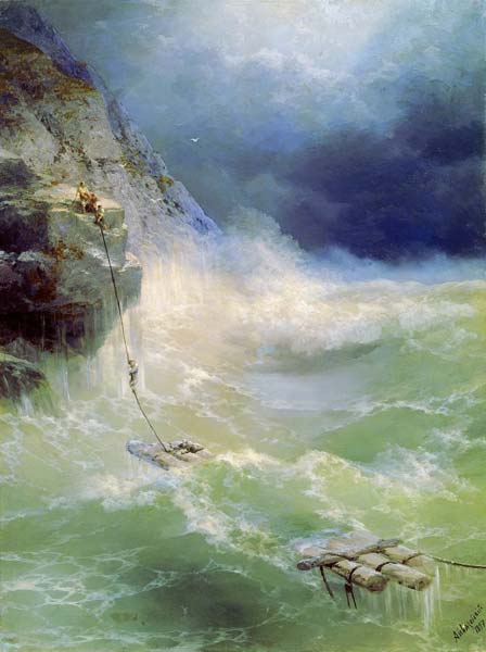 Surf 1897, Ivan Aivazovsky - Click Image to Close