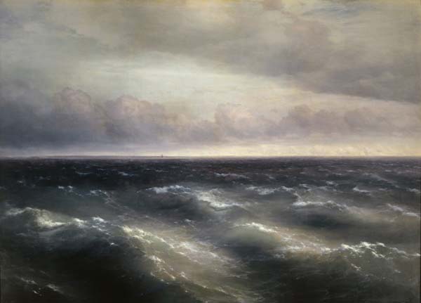 The black sea by Ivan Aivazovsky - Click Image to Close
