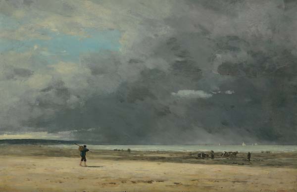 Deauville, maree basse - Click Image to Close