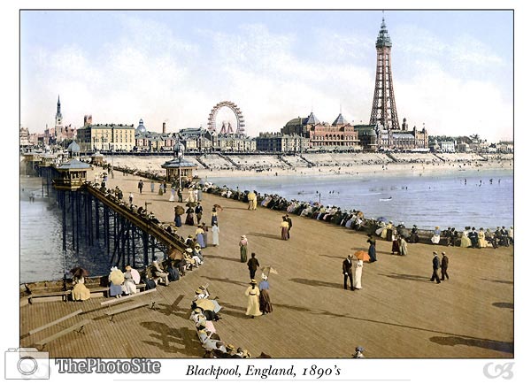 Blackpool (from North Pier), England - Click Image to Close