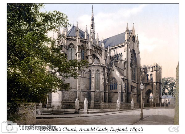 St. Philip's Church, Arundel Castle, England - Click Image to Close