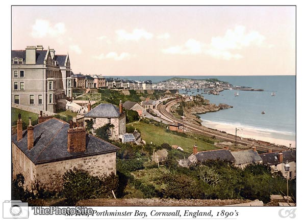 St. Ives Bay, Porthminster, Cornwall, England - Click Image to Close