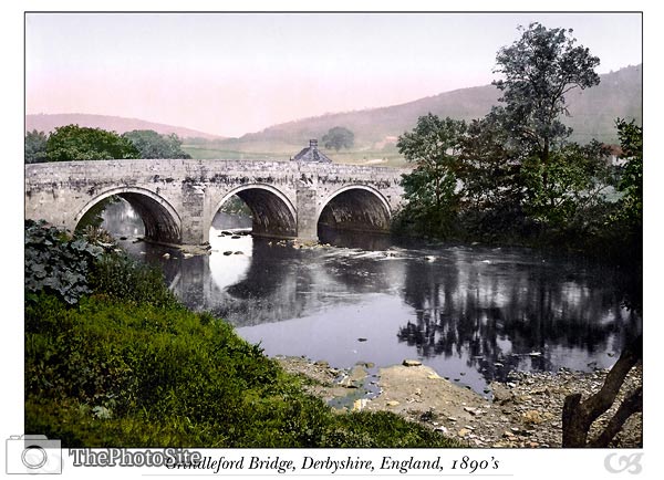 Grindleford Bridge, Derbyshire, England - Click Image to Close