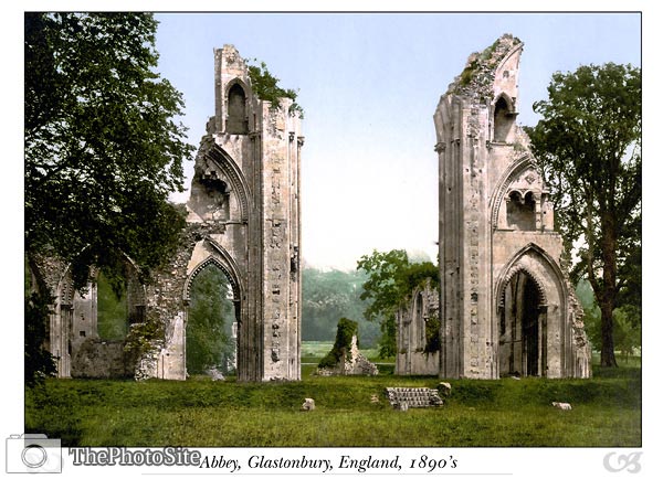 Glastonbury Abbey, England - Click Image to Close
