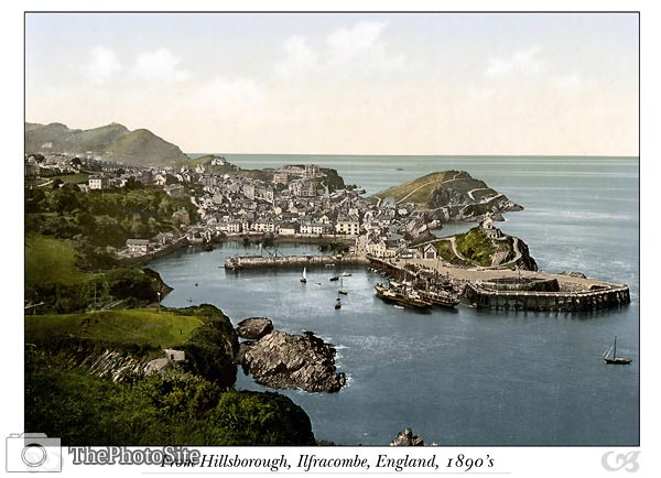 Ilfracombe (from Hillsborough), England - Click Image to Close