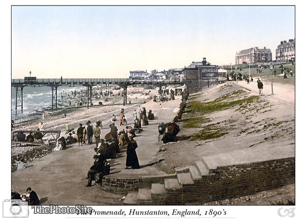 Hunstanton Promenade, England - Click Image to Close
