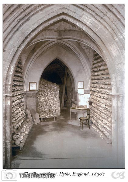 Hythe Church Crypt, England - Click Image to Close