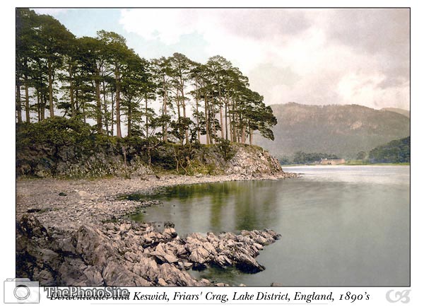 Derwentwater and Keswick, Friars' Crag, The Lake District, Cumbr - Click Image to Close