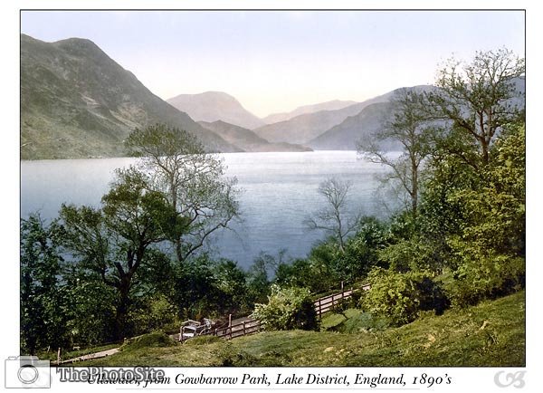 Ullswater, from Gowbarrow Park, Lake District, England - Click Image to Close