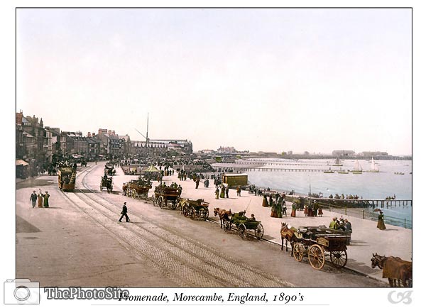 Morecambe Promenade (west), England - Click Image to Close