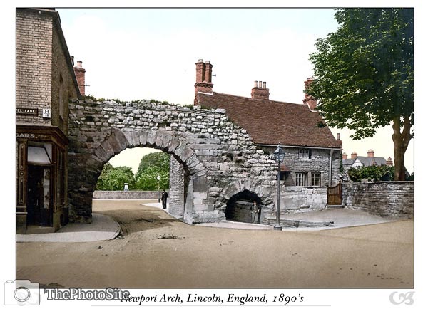 Newport Arch, Lincoln, England - Click Image to Close