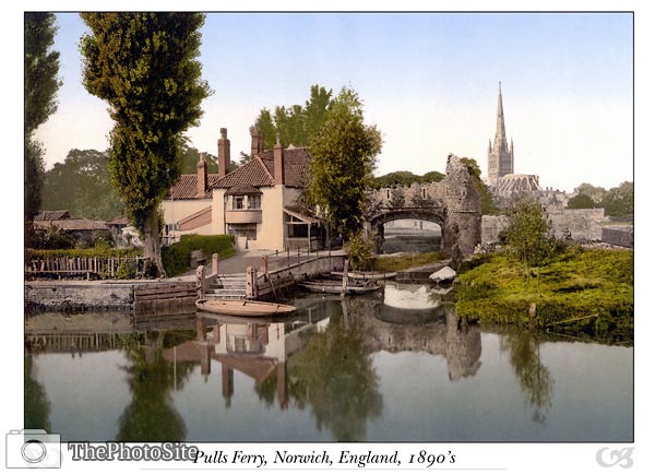 Pulls Ferry, Norwich, England - Click Image to Close