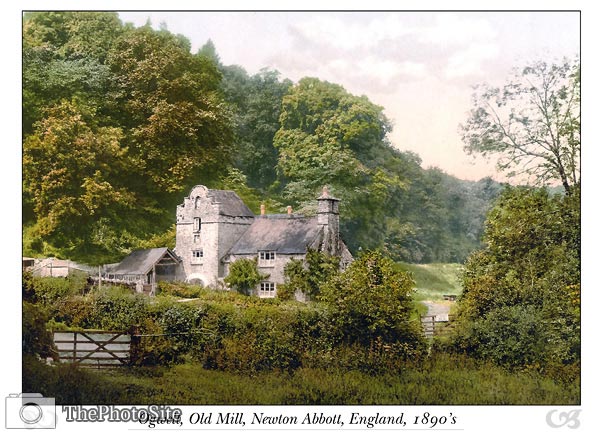 Ogwell, old mill, Newton Abbott, England - Click Image to Close