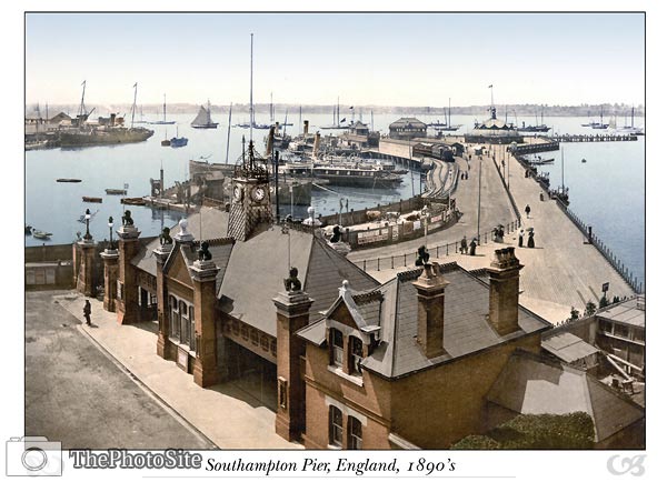 Southampton Pier, England - Click Image to Close