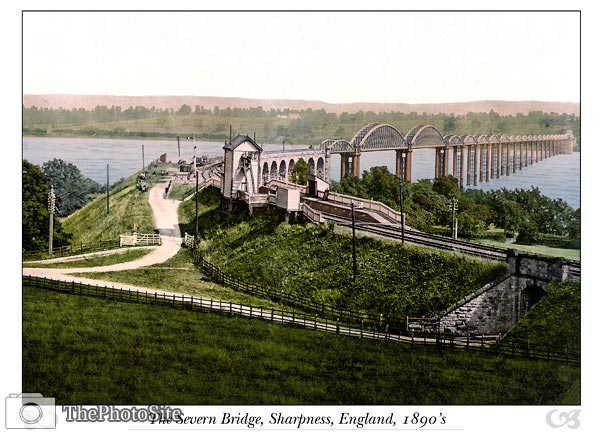 The Severn Bridge, Sharpness, England - Click Image to Close