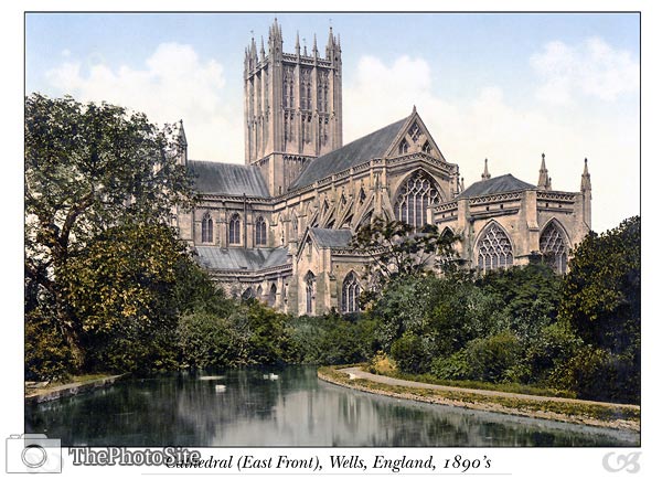 Wells Cathedral (east front), England - Click Image to Close