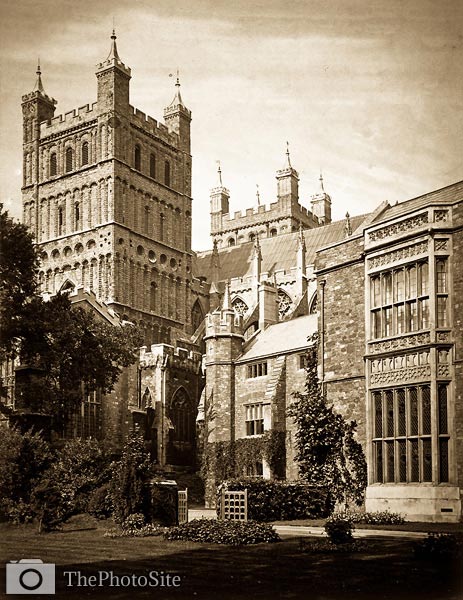 Bishop's Palace, Exeter Cathedral (1270-1369). Photographed betw - Click Image to Close