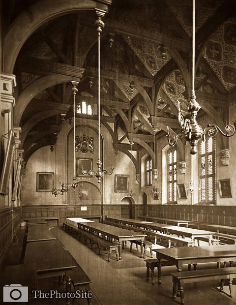 Gonville and Caius College Cambridge, Dining Hall by architect A - Click Image to Close