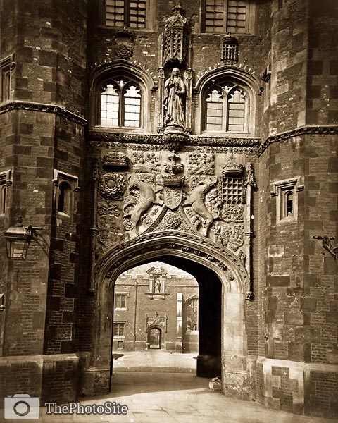 St. John's College (Front Gate), Cambridge old picture - Click Image to Close