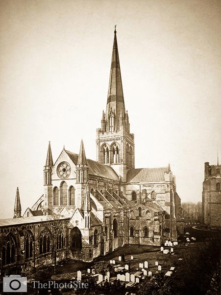 Chichester Cathedral and Bell Tower - Click Image to Close