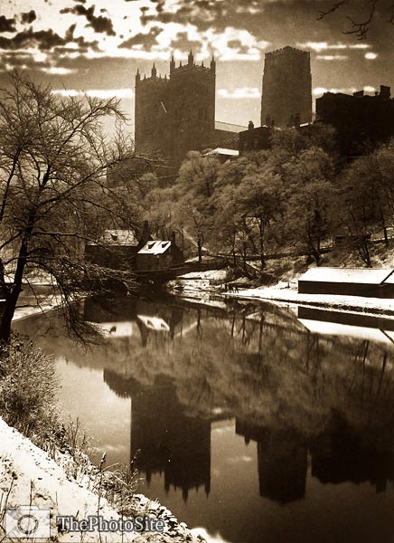 Durham Cathedral old picture - Click Image to Close