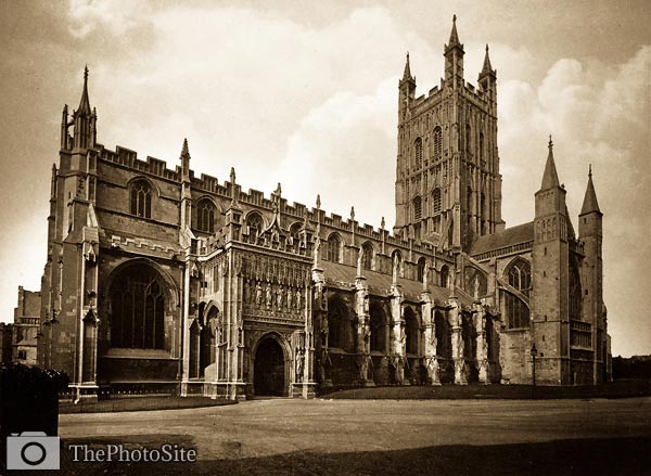 Gloucester Cathedralold victorian photo - Click Image to Close