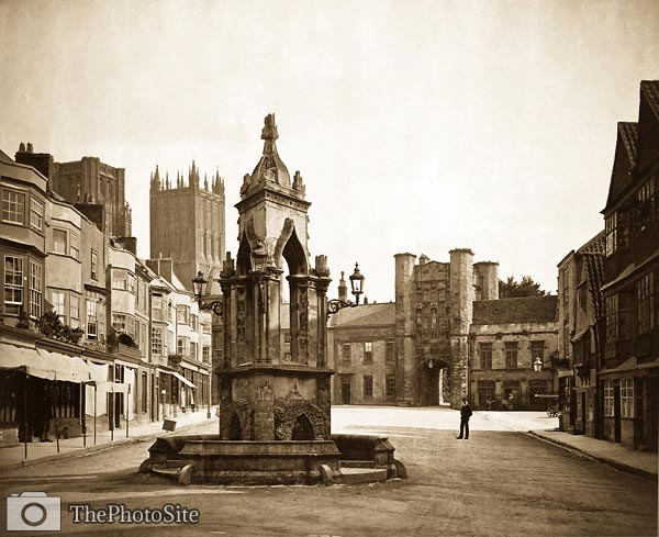 Market Cross, Wells Victorian Britain - Click Image to Close